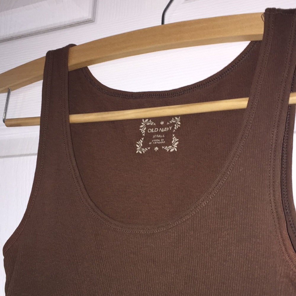 Brown Tank Top - Picture 2 of 3